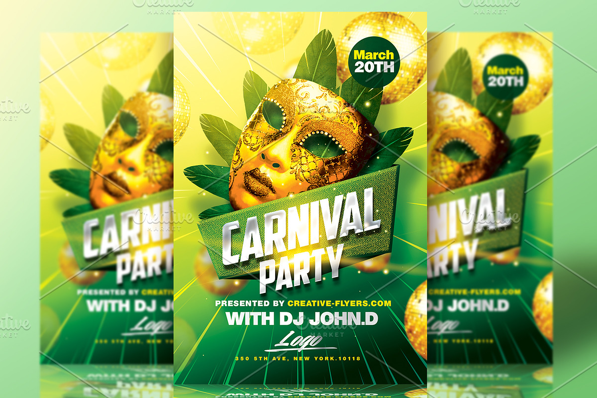 Carnival Flyer Template in Flyer Templates - product preview 8