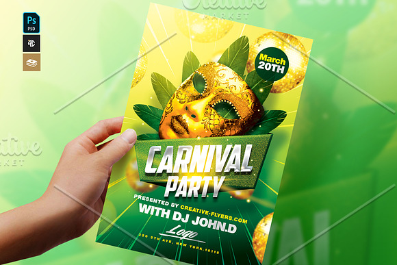 Carnival Flyer Template in Flyer Templates - product preview 1