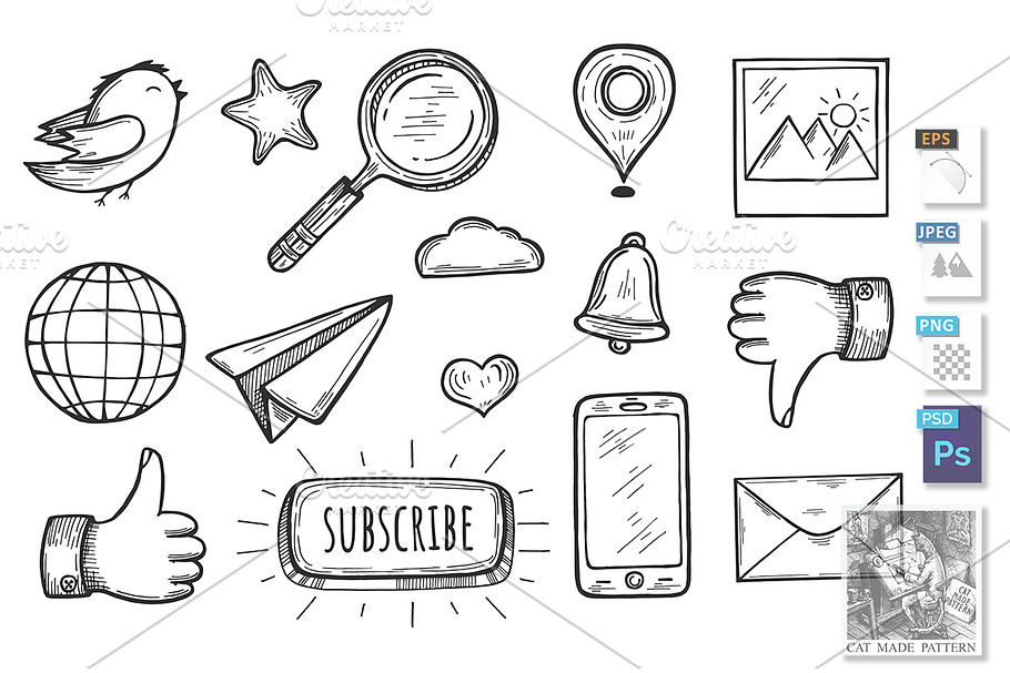 Collection of popular phone icons in Illustrations - product preview 8