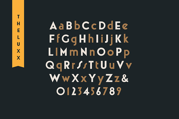 The Luxx 4 Fonts in Sans-Serif Fonts - product preview 3
