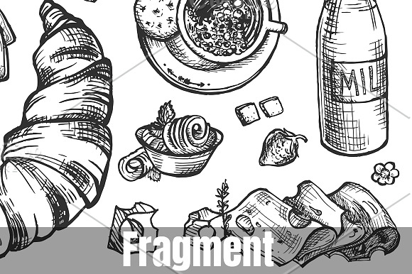 Traditional french dishes in Illustrations - product preview 2