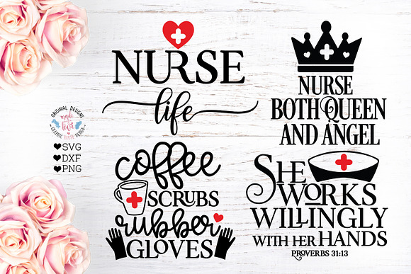 Nurse SVG - Nursing Quotes Bundle in Illustrations - product preview 1