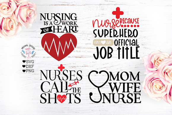 Nurse SVG - Nursing Quotes Bundle in Illustrations - product preview 2