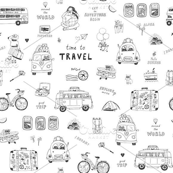 Time to Travel in Illustrations - product preview 2