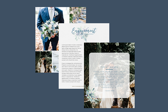 Canva Wedding Welcome Template in Brochure Templates - product preview 1