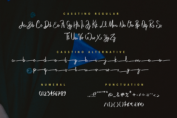 Casstino Handwritten Font in Script Fonts - product preview 14