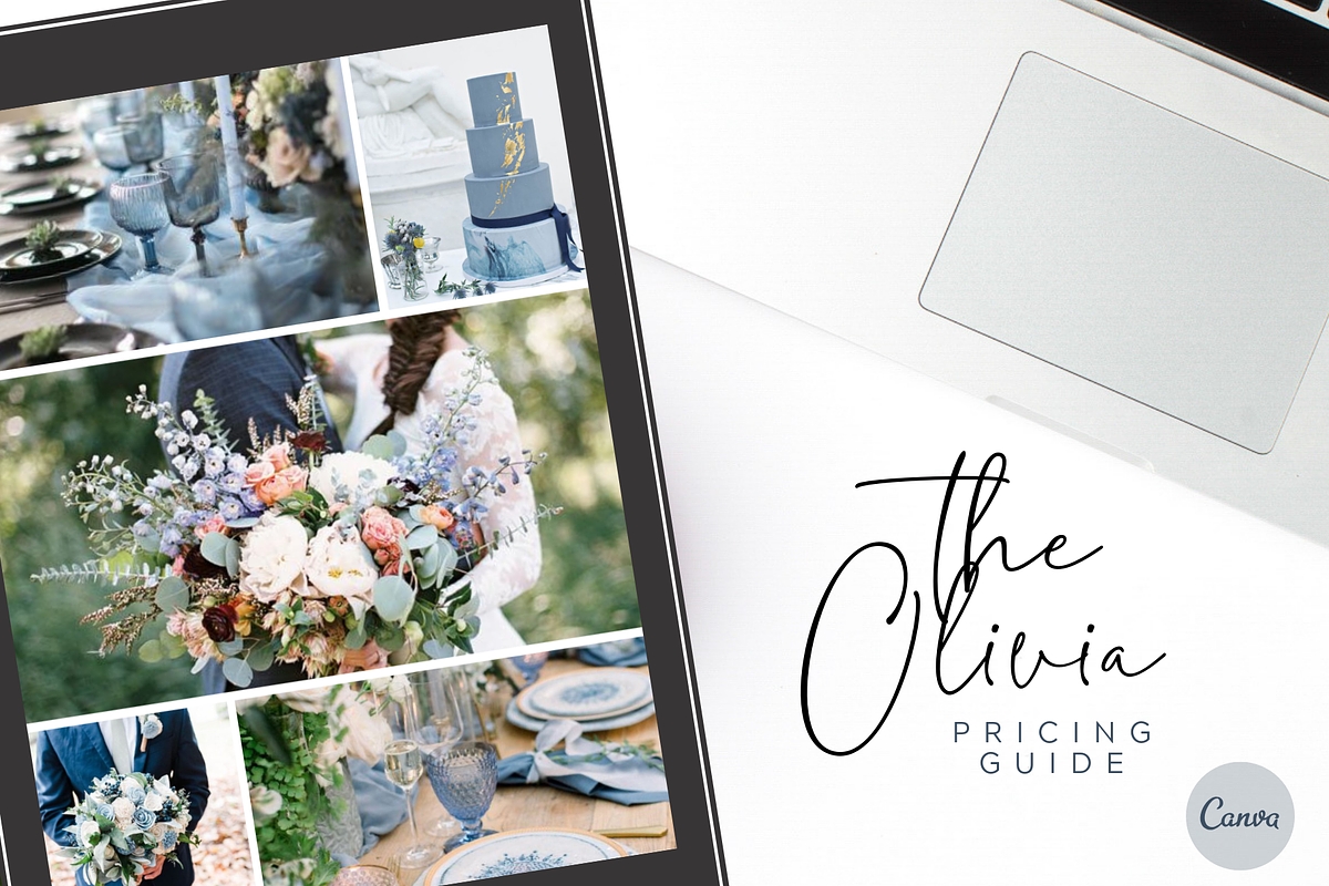 Canva Wedding Pricing Guide Template in Brochure Templates - product preview 8