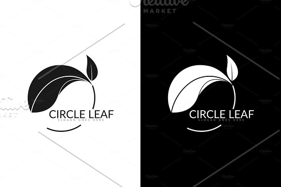 Circle Leaf Logo in Logo Templates - product preview 2