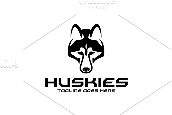Huskies in Logo Templates - product preview 1