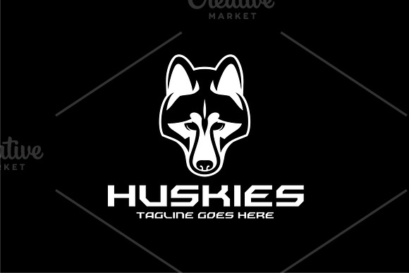 Huskies in Logo Templates - product preview 2