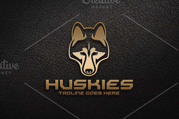 Huskies in Logo Templates - product preview 3