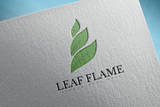 Leaf Flame Logo
