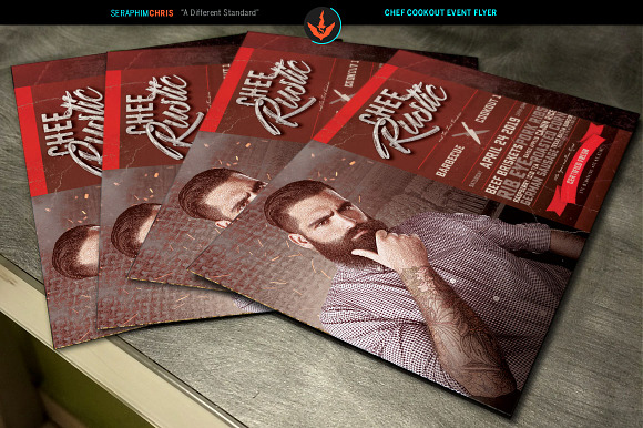 Chef Cookout Flyer Template in Flyer Templates - product preview 2