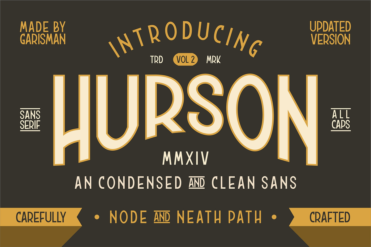 HURSON SANS - Clean Version in Sans-Serif Fonts - product preview 8