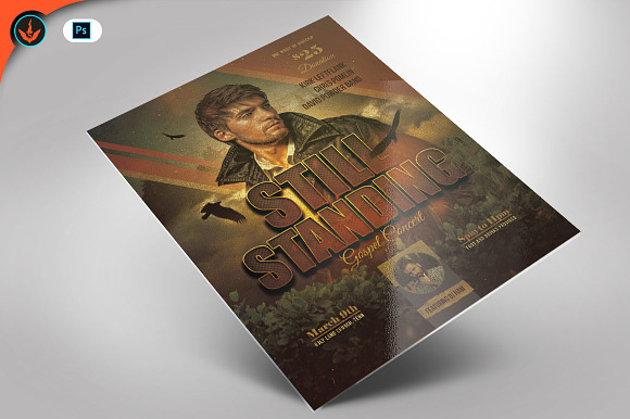Still Standing Flyer Template in Flyer Templates - product preview 3