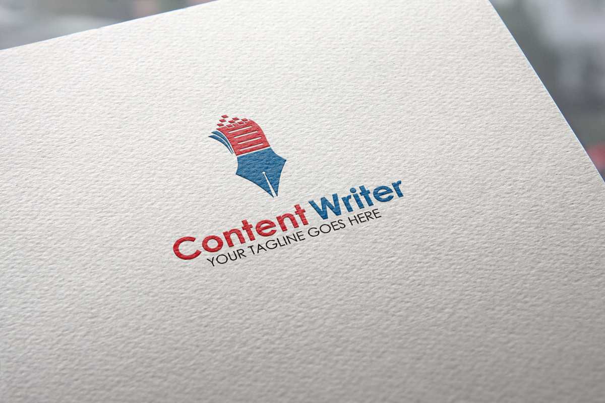 Content Writer Logo in Logo Templates - product preview 8