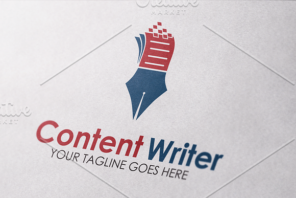 Content Writer Logo in Logo Templates - product preview 1