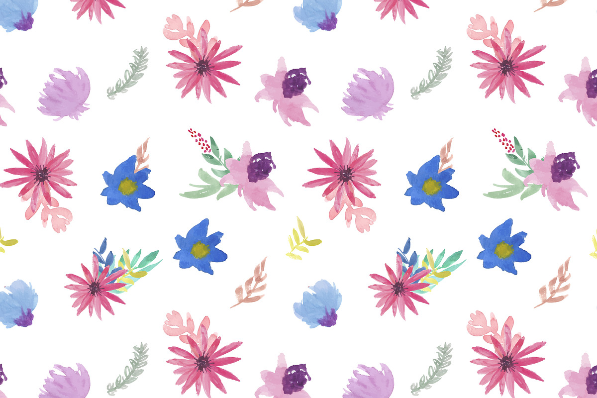 flower pattern in Patterns - product preview 8