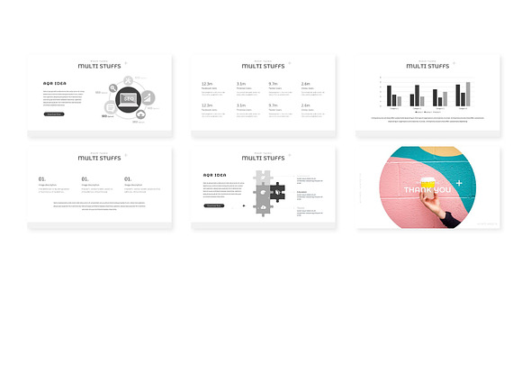 Multi - Google Slides Template in Google Slides Templates - product preview 3