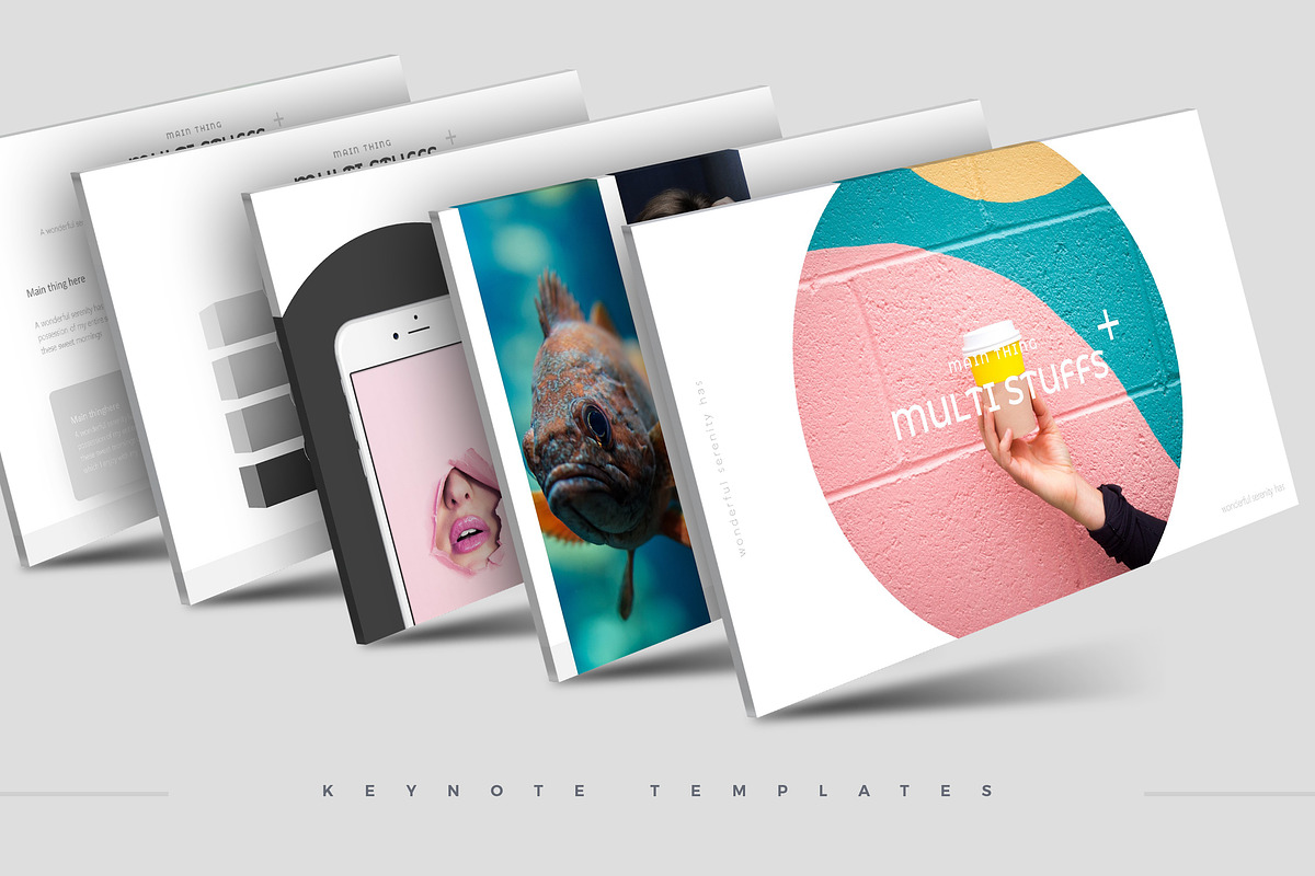 Multi - Keynote Template in Keynote Templates - product preview 8