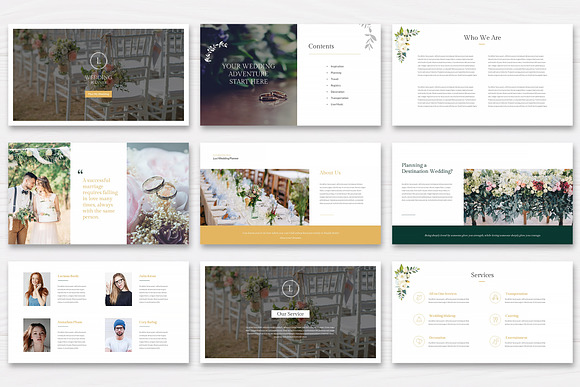 Luci - Wedding Planner Powerpoint in PowerPoint Templates - product preview 1