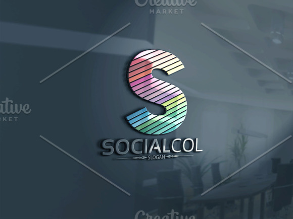 Colorful S Letter Logo in Logo Templates - product preview 1