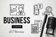 Modern Business Icons Set - Office