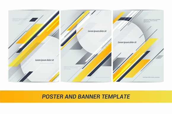 Poster and banner template in Flyer Templates - product preview 1