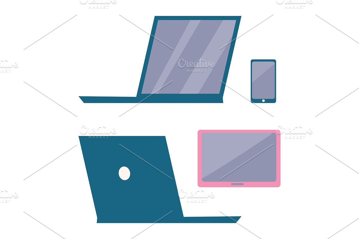 Modern Electronic Devices Vector in Illustrations - product preview 8