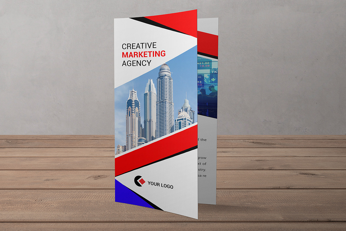 Creative Trifold Business Brochure  in Brochure Templates - product preview 8
