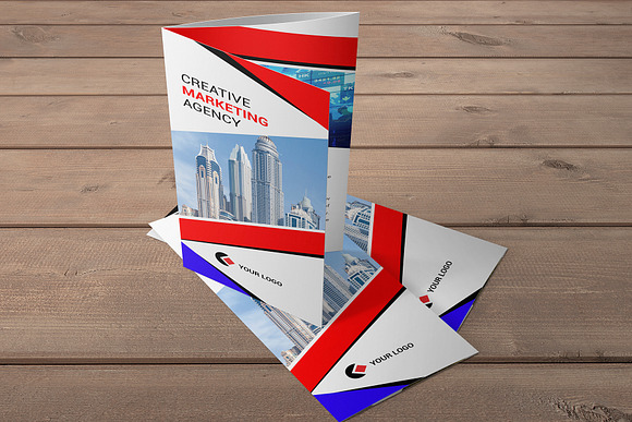 Creative Trifold Business Brochure  in Brochure Templates - product preview 5