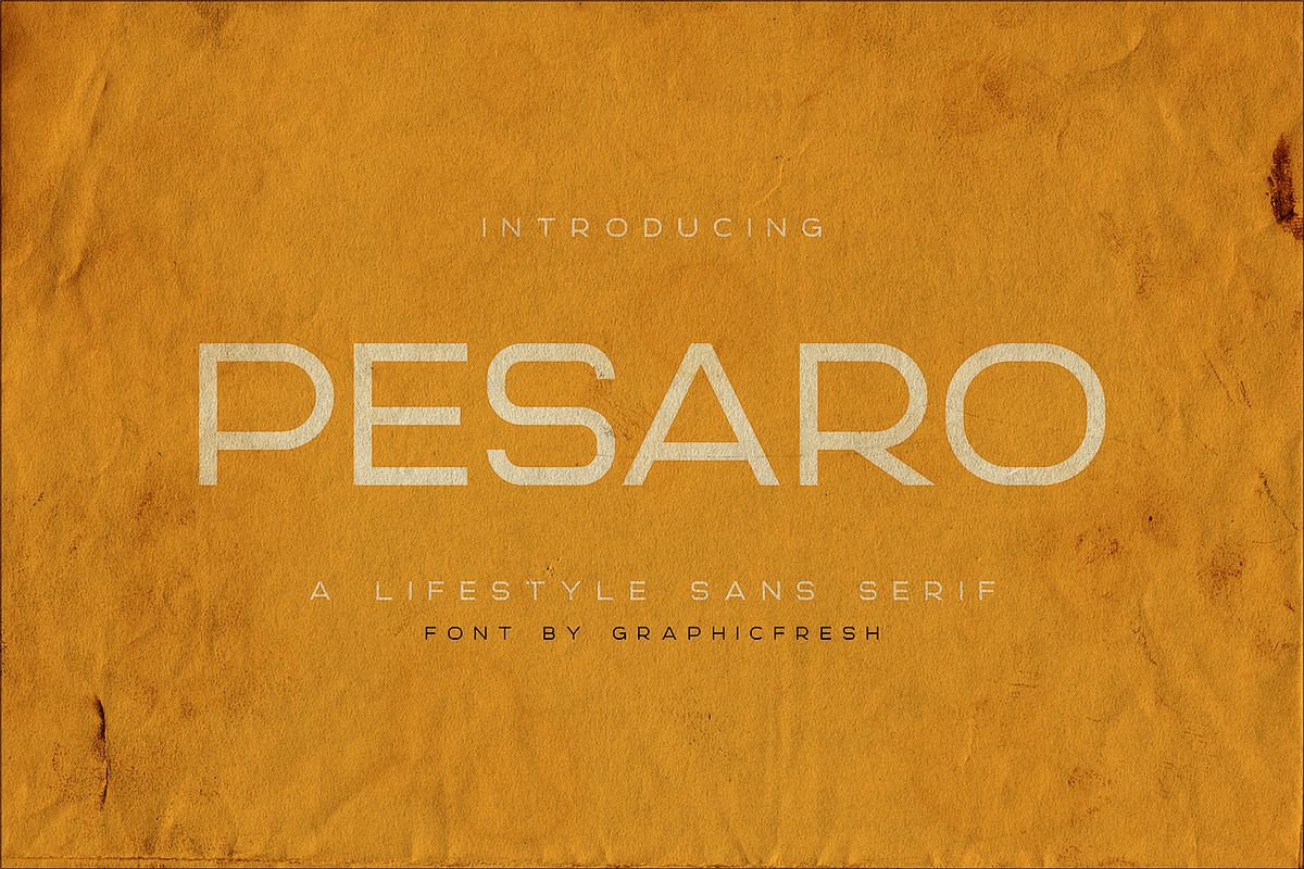 Pesaro | A Lifestyle Sans Serif in Sans-Serif Fonts - product preview 8