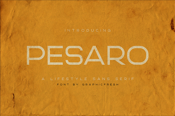 Pesaro | A Lifestyle Sans Serif in Sans-Serif Fonts - product preview 6