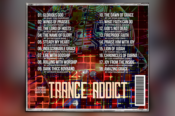 Trance Addict CD Album Artwork in Templates - product preview 2