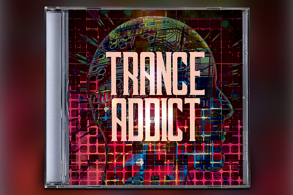 Trance Addict CD Album Artwork in Templates - product preview 3