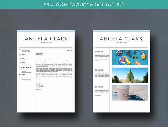 Professional Resume Template in Resume Templates - product preview 7