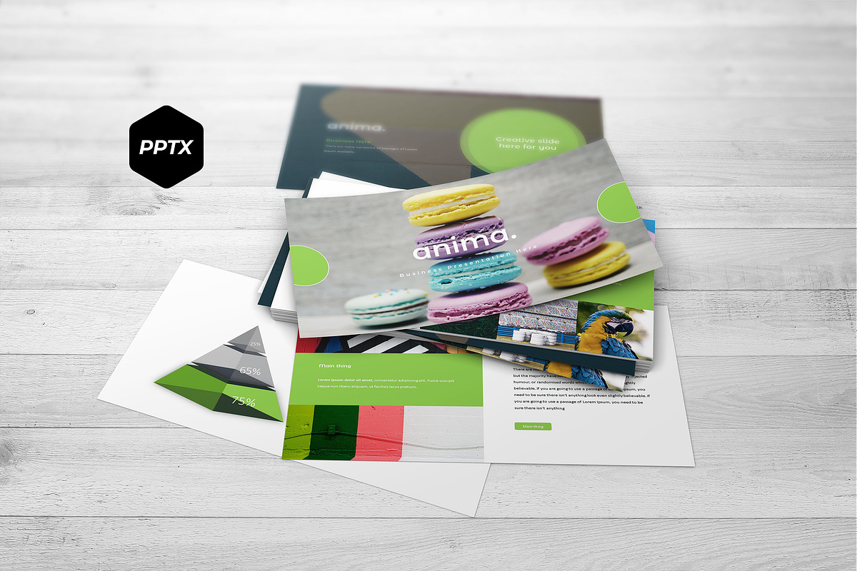 Anima - Powerpoint Template in PowerPoint Templates - product preview 8