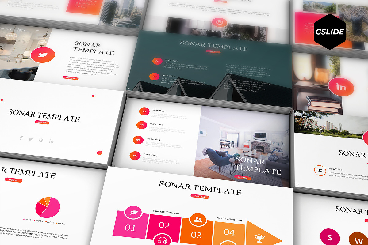 Sonar - Google Slides Template in Google Slides Templates - product preview 8