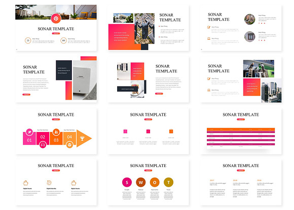 Sonar - Powerpoint Template in PowerPoint Templates - product preview 2
