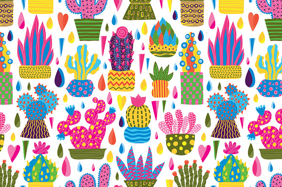 Super cacti! in Patterns - product preview 1