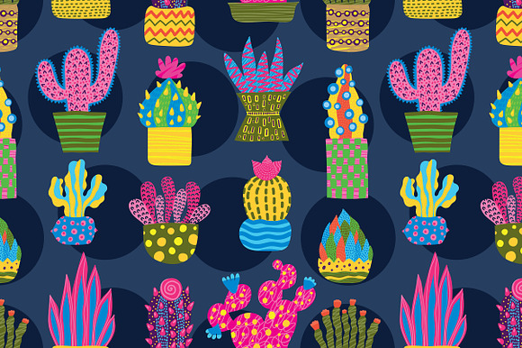 Super cacti! in Patterns - product preview 3