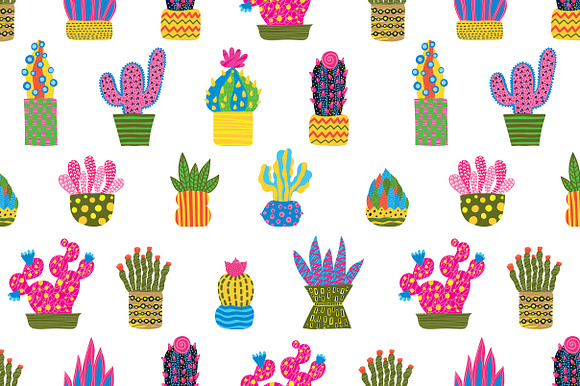 Super cacti! in Patterns - product preview 7