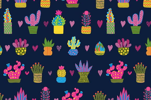 Super cacti! in Patterns - product preview 10
