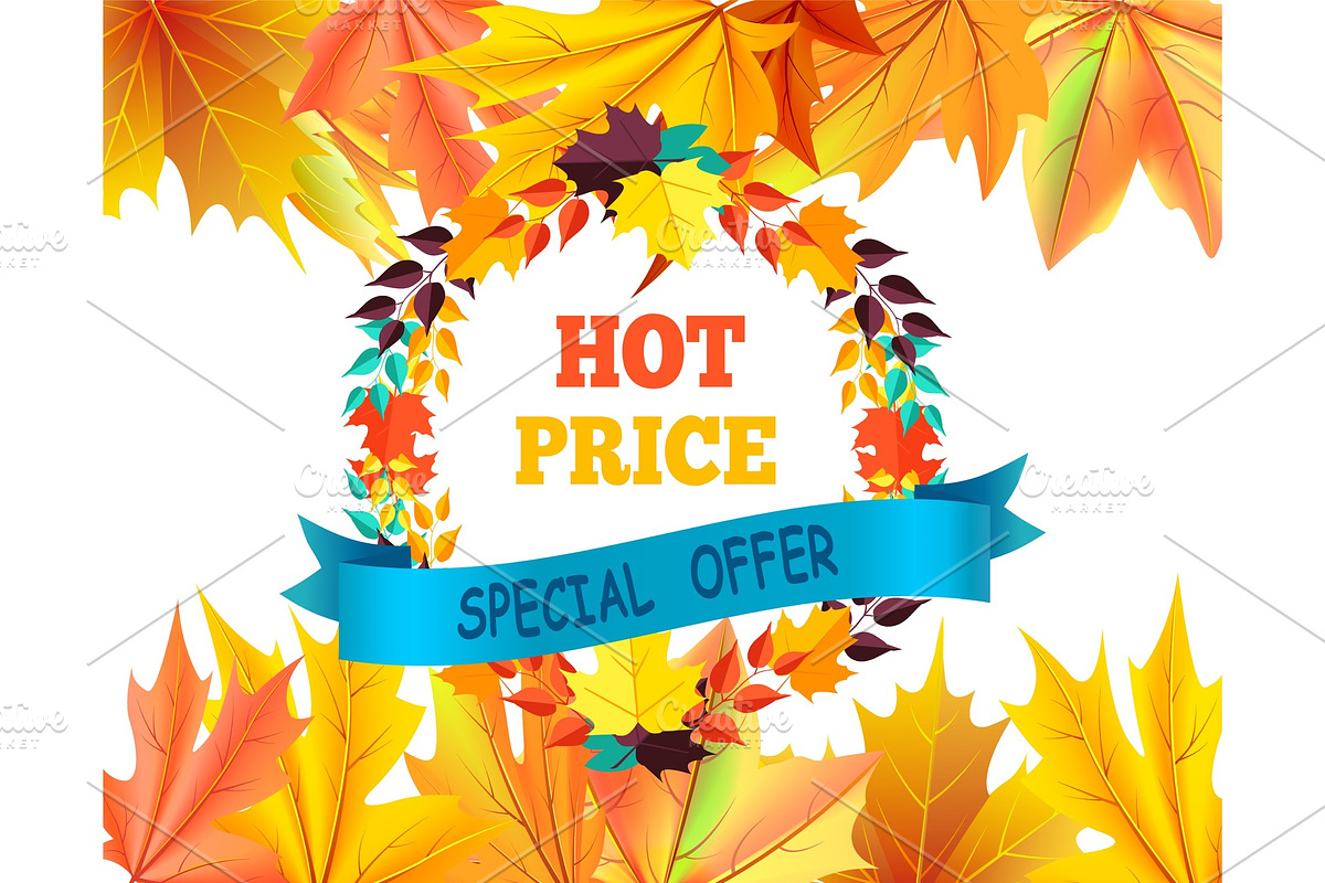 Hot Price Special Offer with Round in Objects - product preview 8