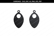 Scales earrings svg,drop earrings