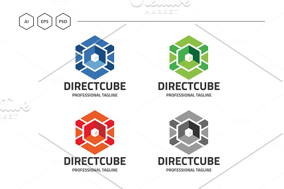 Direct Cube Logo in Logo Templates - product preview 5