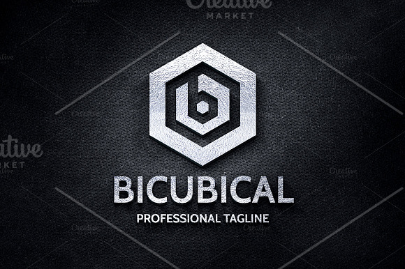 Bicubical Letter B Logo in Logo Templates - product preview 4