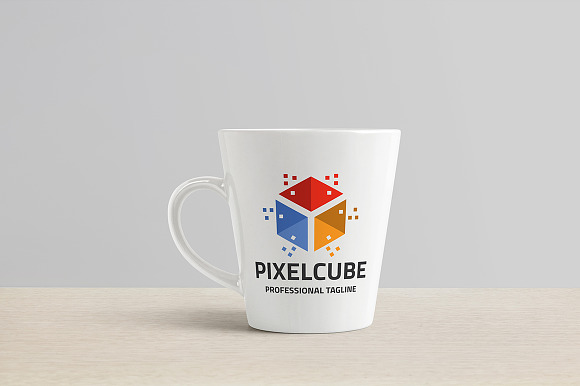 Pixel Cube Logo in Logo Templates - product preview 2
