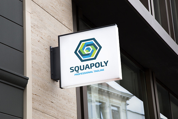 Squapoly Letter S Logo in Logo Templates - product preview 3