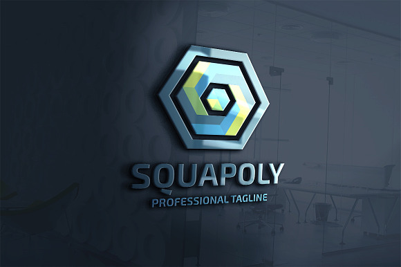Squapoly Letter S Logo in Logo Templates - product preview 4
